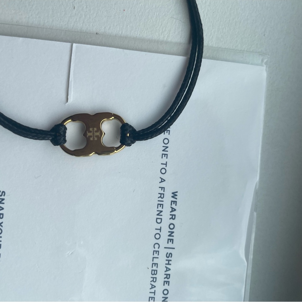 Tory Burch Black and Gold Jewelry Bracelet - Picture 4 of 5